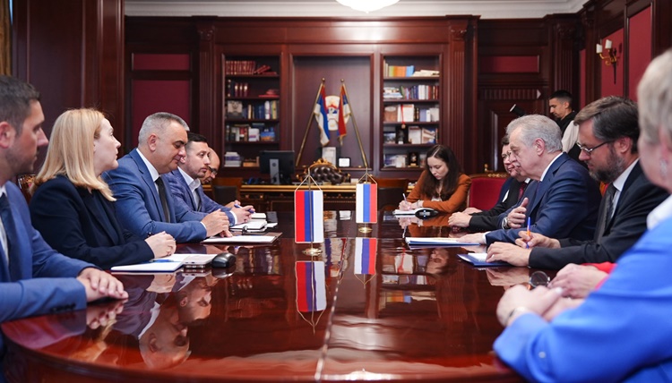 Prime Minister Minić meets with delegation of St. Petersburg, intensive cooperation of essential importance for the two peoples