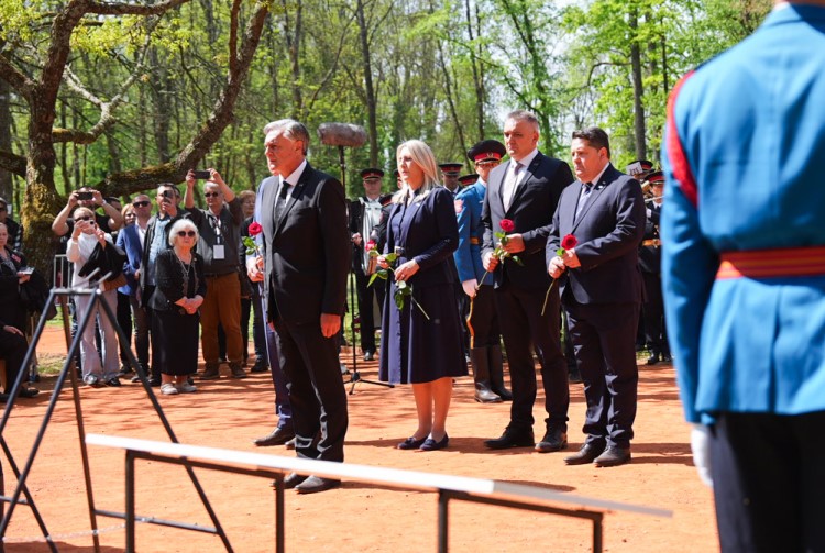 Marking of the Day of the Remembrance for the victims of the genocide committed by the Ustasha regime in Jasenovac concentration camp and its largest execution site Donja Gradina