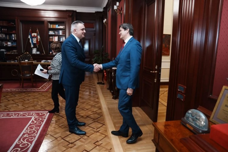 Prime Minister Minić meets with the World Bank Country Manager for BiH Christopher Sheldon