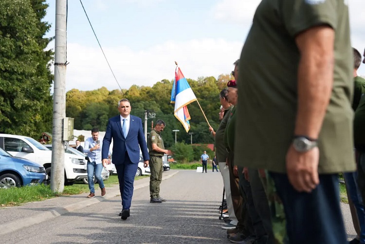 Prime Minister Minić in Prnjavor, the First Prnjavor Light Brigade gave enormous contribution to the Defense of Republic of Srpska