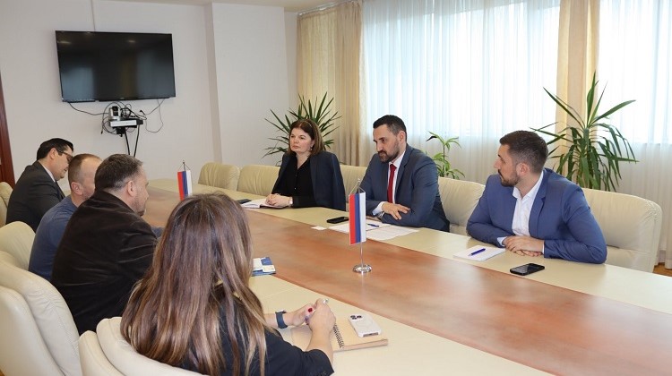 Minister Klokić with UN Resident Representative