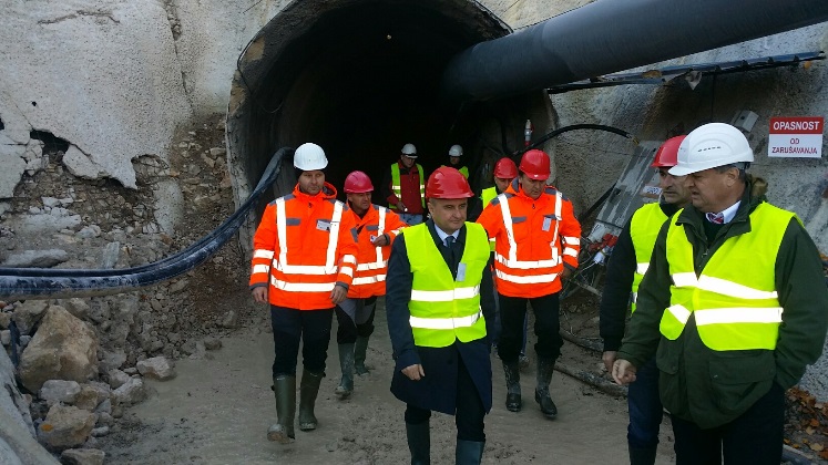 The Minister Djokic visited the location for construction of SHPP Medna on the Sana River