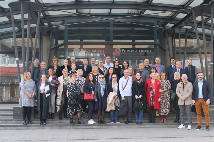 Assistant Minister for Higher Education Jelena Starčević at the first meeting of the new ERASMUS+ project