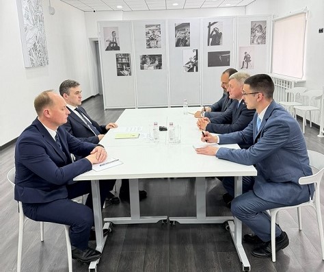 Meeting of Minister Mastilović and the governor of Ivanovo Oblast of the Russian Federation 