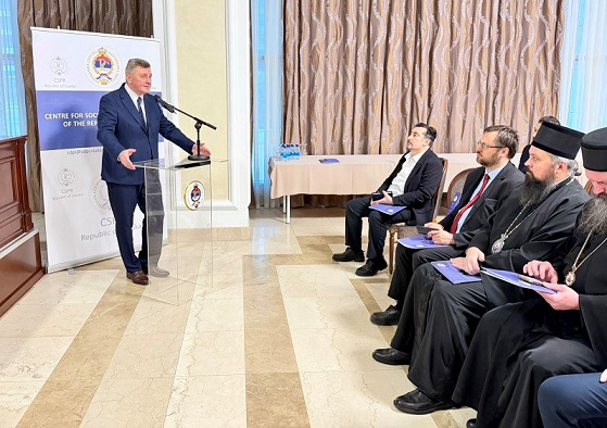 Minister Mastilović at the scientific and professional symposium “Saint Sava and the Nomocanon – culture, statehood, geopolitics and civilisation”