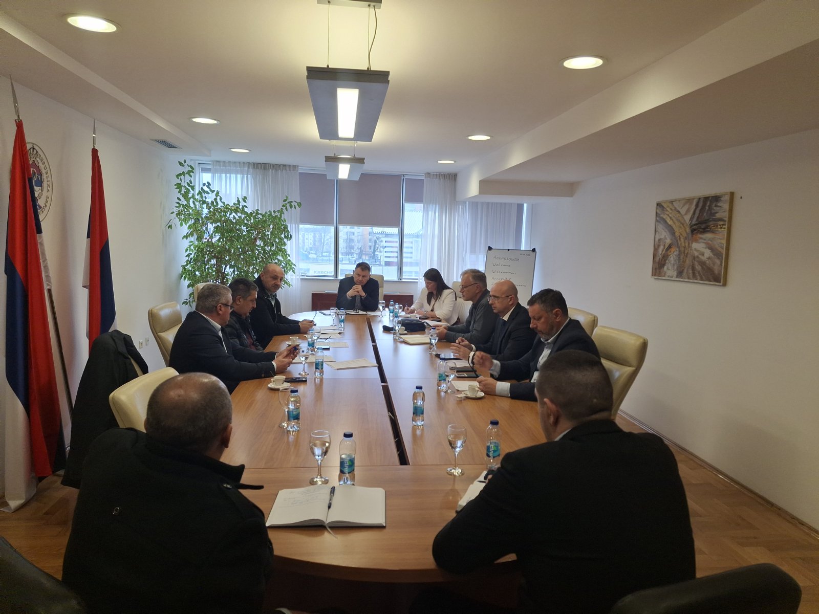  Министар привреде и предузетништва Раденко Бубић са представницима Конзорцијума „Логистика БиХ“