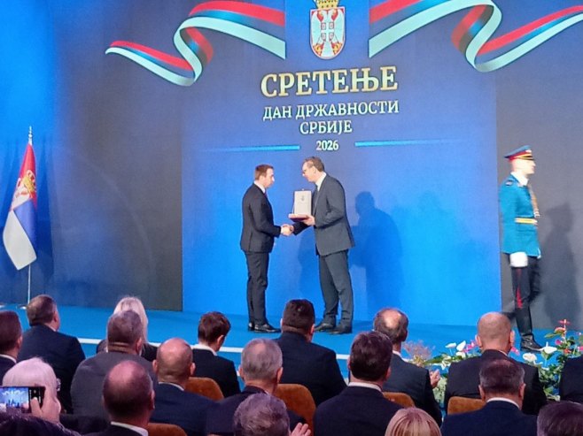 Министар Селак добитник Сретењског ордена првог степена