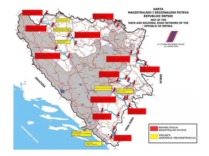 У плану бројни пројекти путне инфраструктуре: Република Српска ће бити велико градилиште
